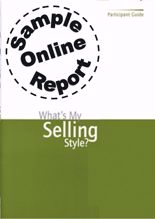 Picture of What's My Selling Style? - Online Sample Report