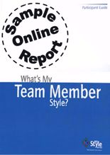 Picture of What's My Team Member Style? - Online Sample Report