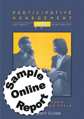 Picture of Participative Management Profile Sample Online Report