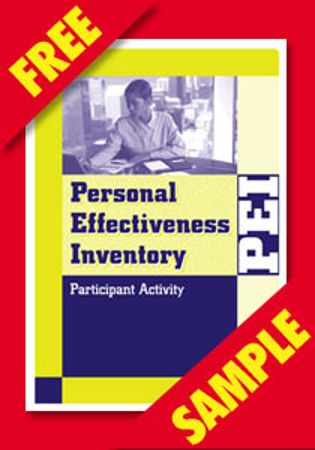 Picture of Personal Effectiveness Inventory Participant Activity 2nd Edition (FREE PDF SAMPLE)