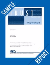 Picture of Trust - Online Sample Report