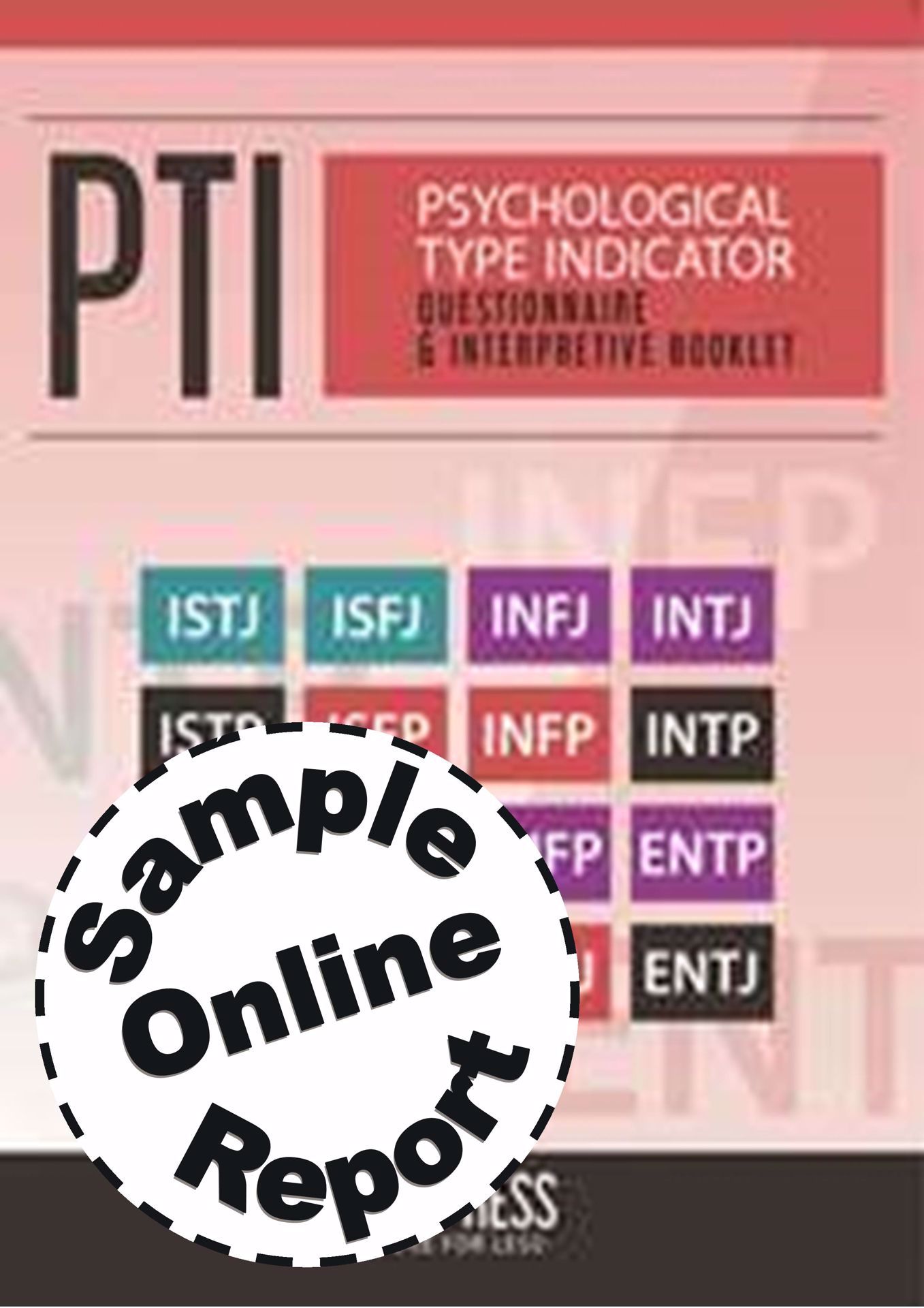 Psychological Type Indicator Online Sample Report Management