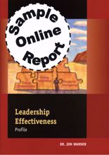 Picture of Leadership Effectiveness Profile - Online Sample Report