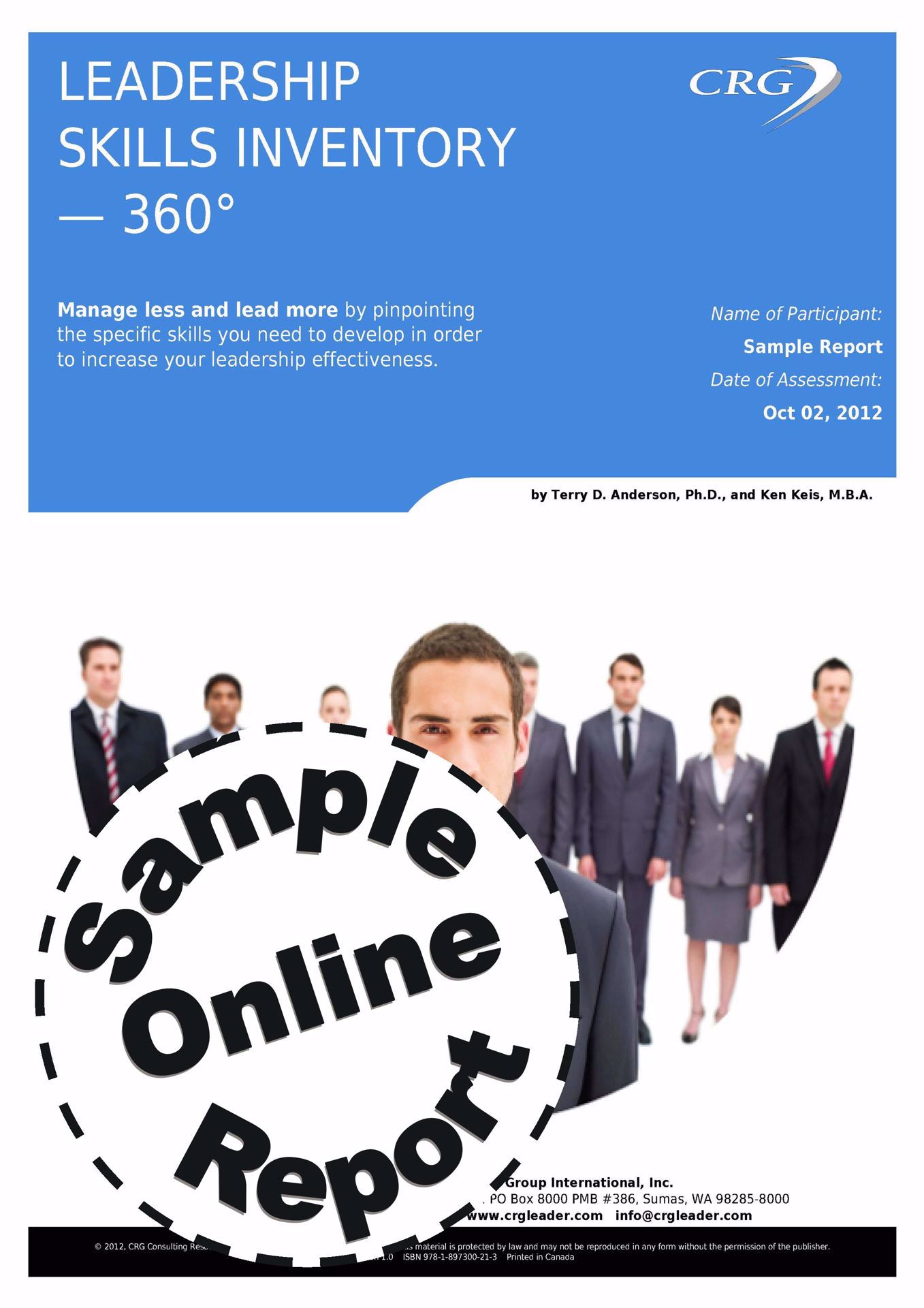 Leadership Skills Inventory 360 Online Sample Report Management