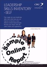 Picture of Leadership Skills Inventory Self - Online Sample Report