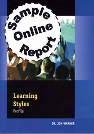 Picture of Learning Styles Profile - Online Sample Report