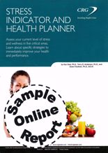 Picture of Stress Indicator and Health Planner - Online Sample Report