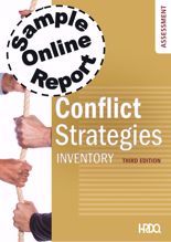 Picture of Conflict Strategies Inventory – Online Sample Report