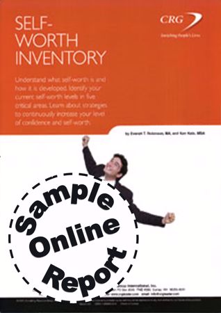 Picture of Self-Worth Inventory-Online Self-Assessment Sample Report