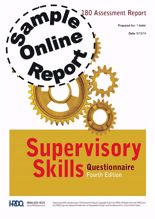 Picture of Supervisory Skills Questionnaire - Online Feedback Sample Report