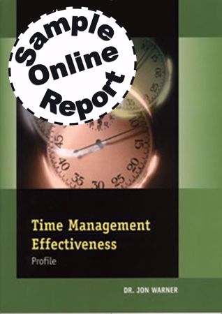 Picture of Time Management Effectiveness - Online Sample Report