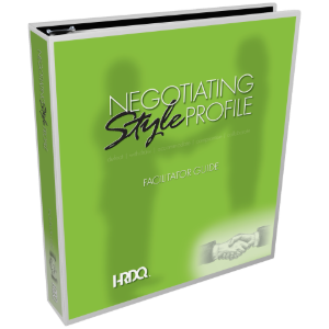 Picture of Negotiating Style Profile Facilitator Set