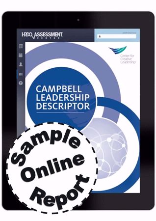 Picture of Campbell Leadership Descriptor - Online Sample Report