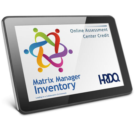Picture of Matrix Manager Inventory Online Self-Assessment Credit