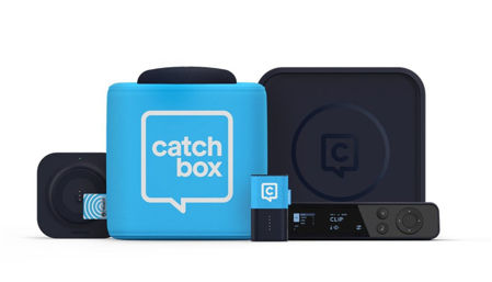 Picture of Catchbox Plus System with 2 Channel Hub DSP Receiver with 1 Cube & 1 Clip inc Chargers
