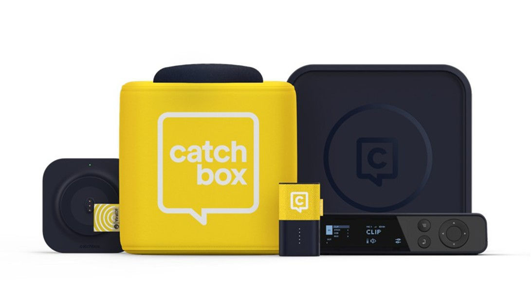 Catchbox Plus System with 2 Channel Hub DSP Receiver with 1 Cube & 1 ...