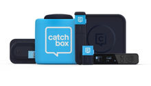 Picture of Catchbox Plus System with 4 Channel Hub DSP Receiver with 1 Cube, 1 Clip, 1 Stick inc Chargers