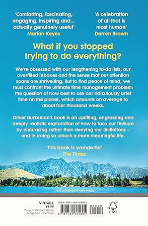 Four Thousand Weeks back cover